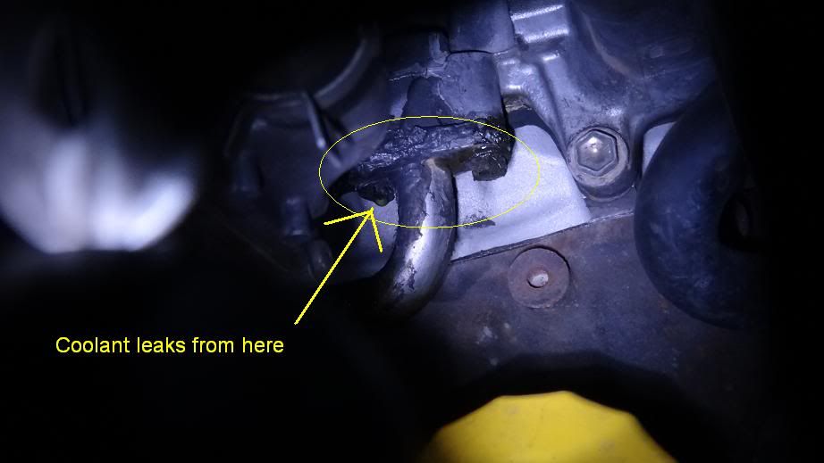 Coolant leak from an adapter above oil filter Toyota Nation Forum
