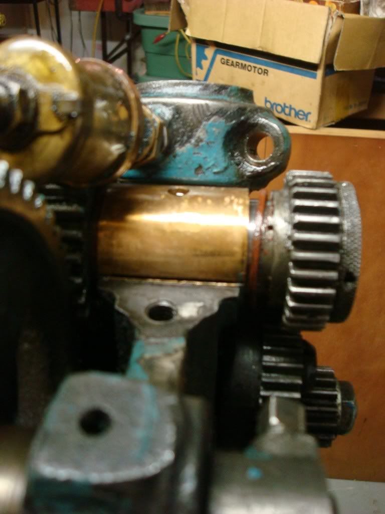 "Phosphor bronze" spindle bearings in antique lathe(?)