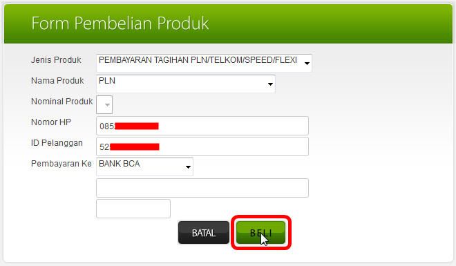 ●██CEK/BAYAR Tagihan PLN, Telkom(Telp,Fax), Speedy, PDAM via Internet. OPEN 24 JAM██●