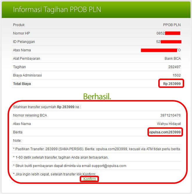 ●██CEK/BAYAR Tagihan PLN, Telkom(Telp,Fax), Speedy, PDAM via Internet. OPEN 24 JAM██●