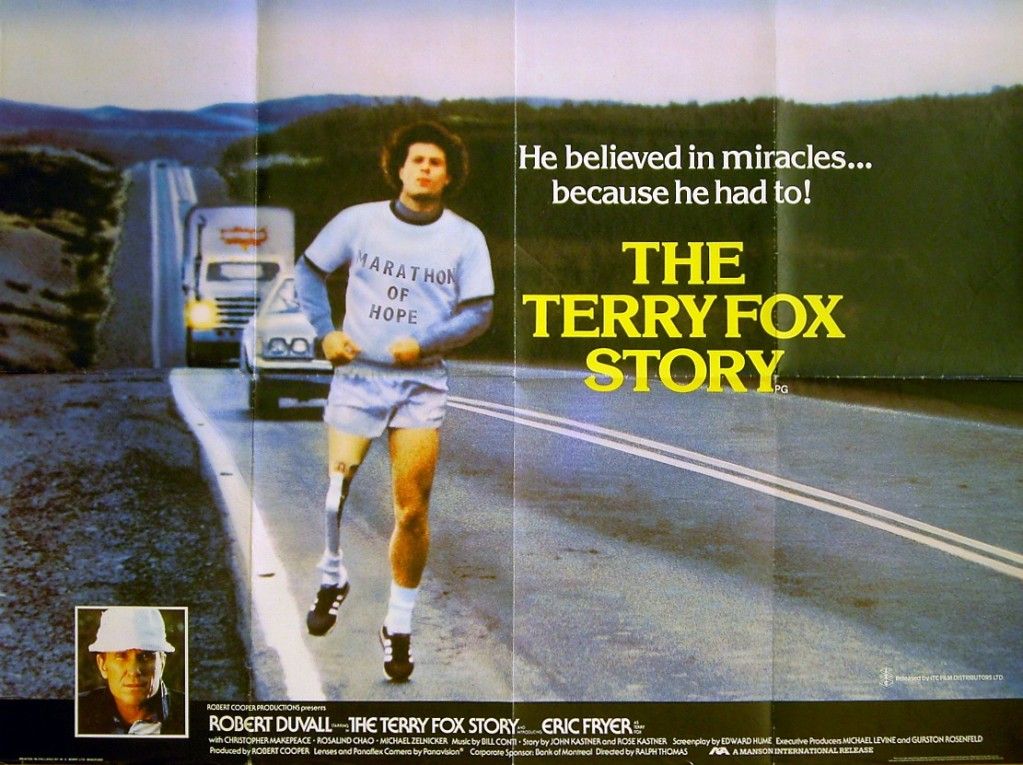 TERRY FOX STORY 1983 Eric Fryer, Robert Duvall UK QUAD POSTER eBay