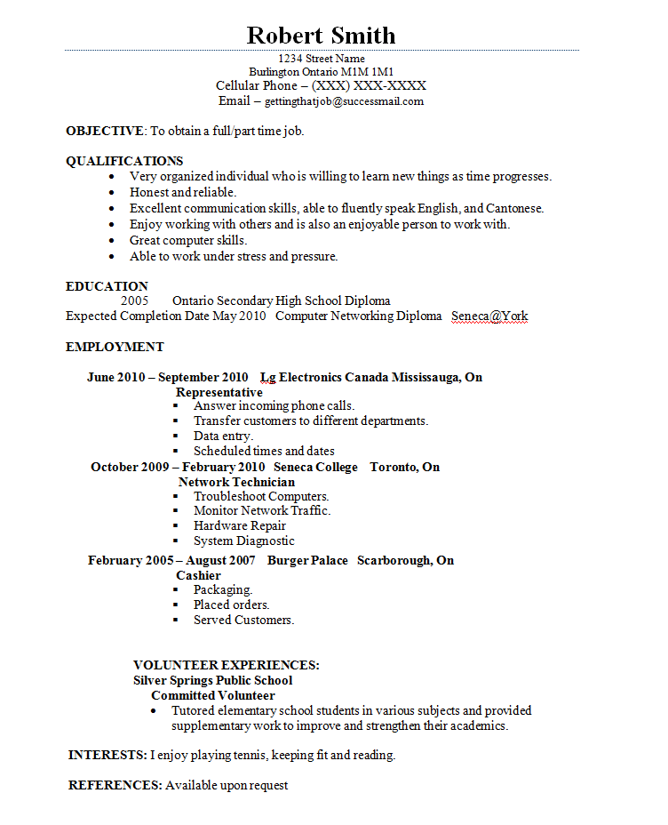 Cytogenetics technologist resume sample