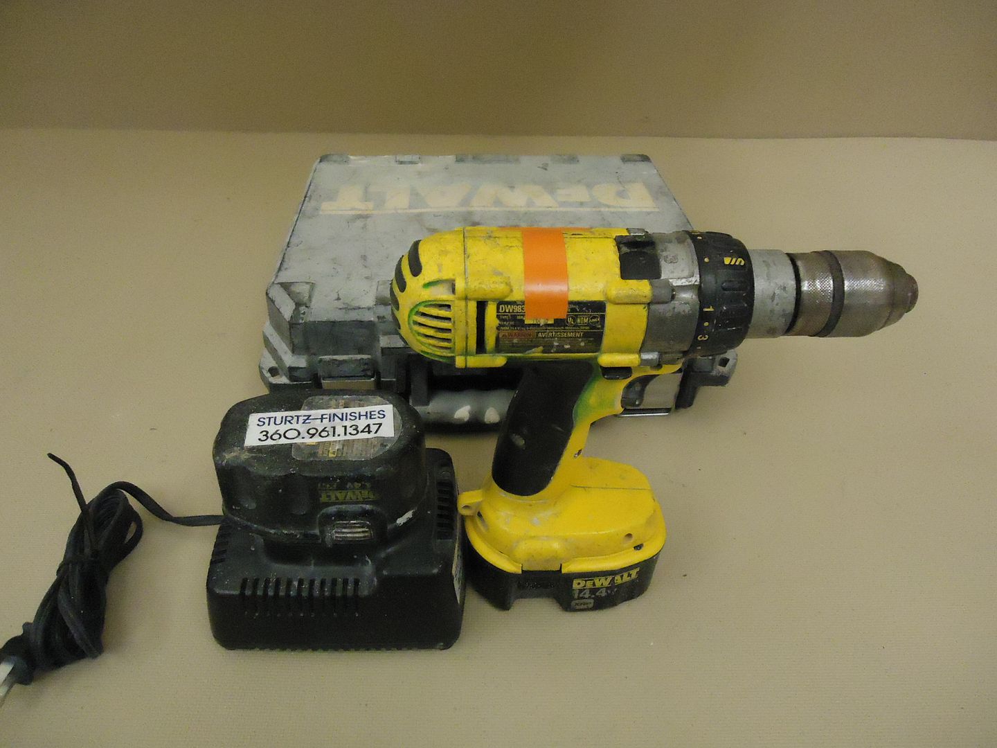 DeWalt 1/2in Cordless Drill/Driver XRP 14.4V 0450/01400/01800 RPM