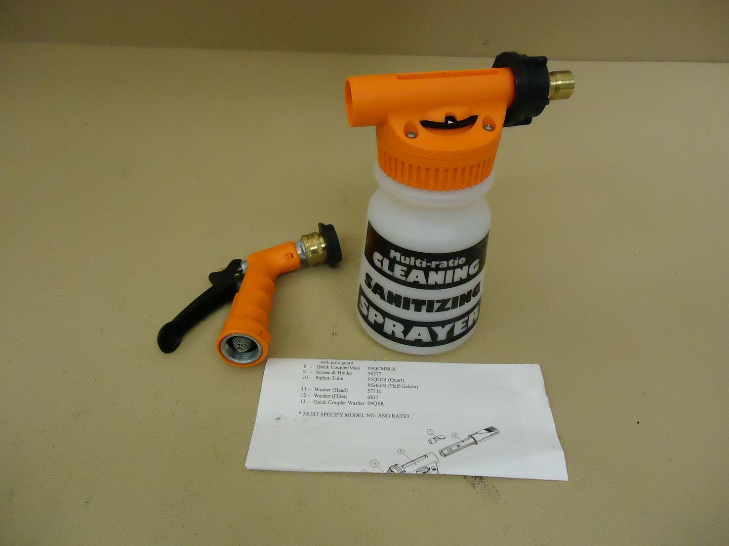 Gilmour Foam Cleaning Gun Foamaster II Sprayer 950QGFMR eBay