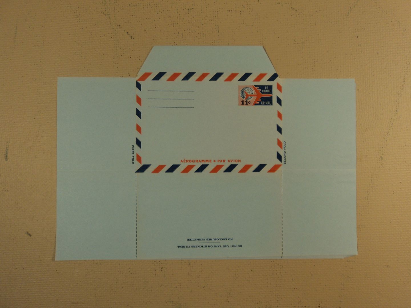 USPS Scott Air Post Stamped Envelopes Air Letter Sheets Lot of 42 1946