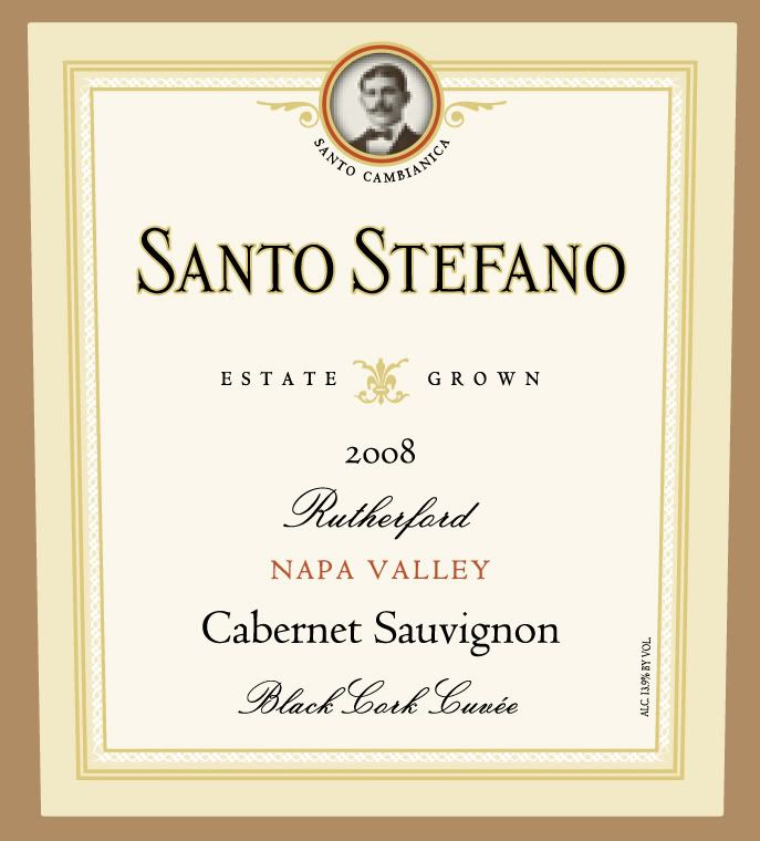 Santo Stefano Wine Label