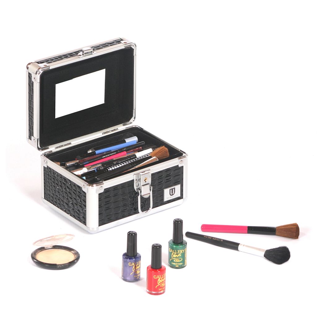 Small Vanity Case Box by Urbanity Makeup Jewelery Trinket Cosmetic