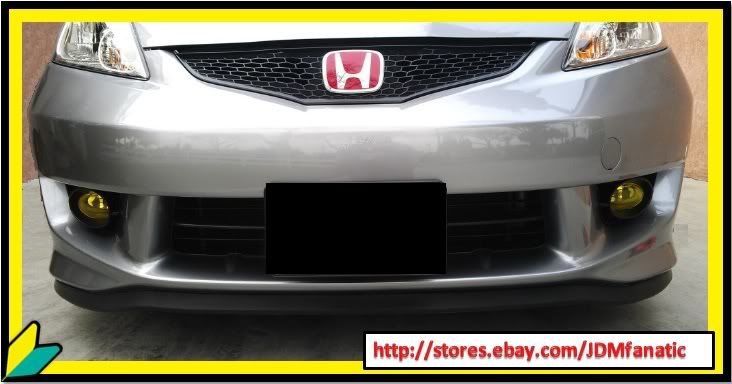 Honda fit yellow fog light film #4