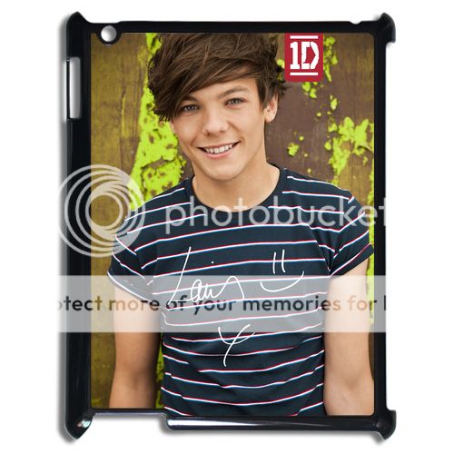 1D One Direction Louis Tomlinson The New iPad 3 Back Hard Case Cover 001