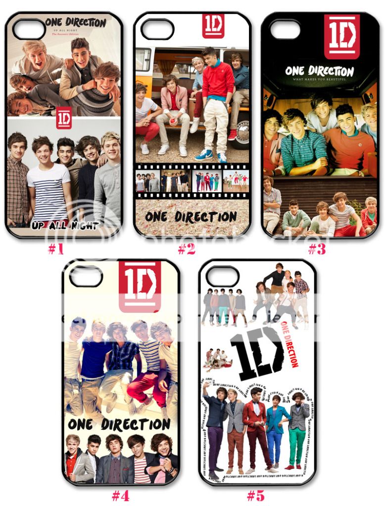 Up All Night 1D One Direction Apple iPhone Case Hard Cover 4 4S