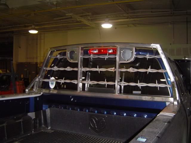 Barbed Wire Headache Rack - Dodge Cummins Diesel Forum