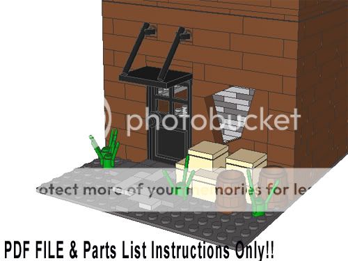 Lego Custom 2 Modular Buildings store INSTRUCTIONS ONLY  