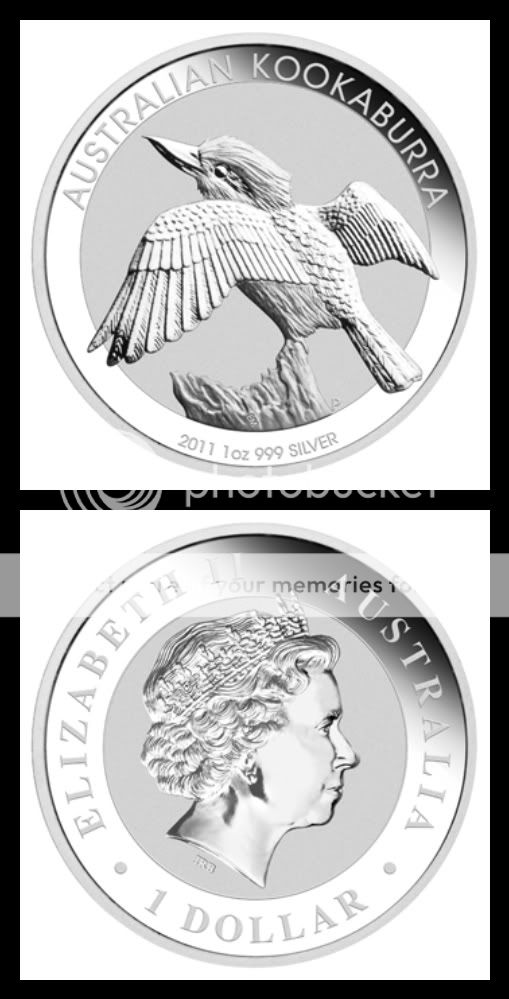 1oz 2011 Kookaburra Perth Mint Silver Bullion Coin  