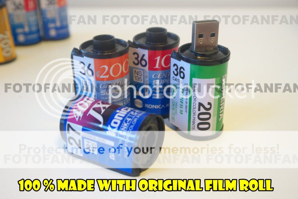 Film Roll 4G USB Flash Drive vintage Fuji Kodak 35mm  