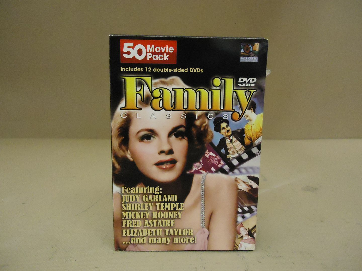 Mill Creek Entertainment 50 Family Classic Movie Pack 12 Double Sided DVDs