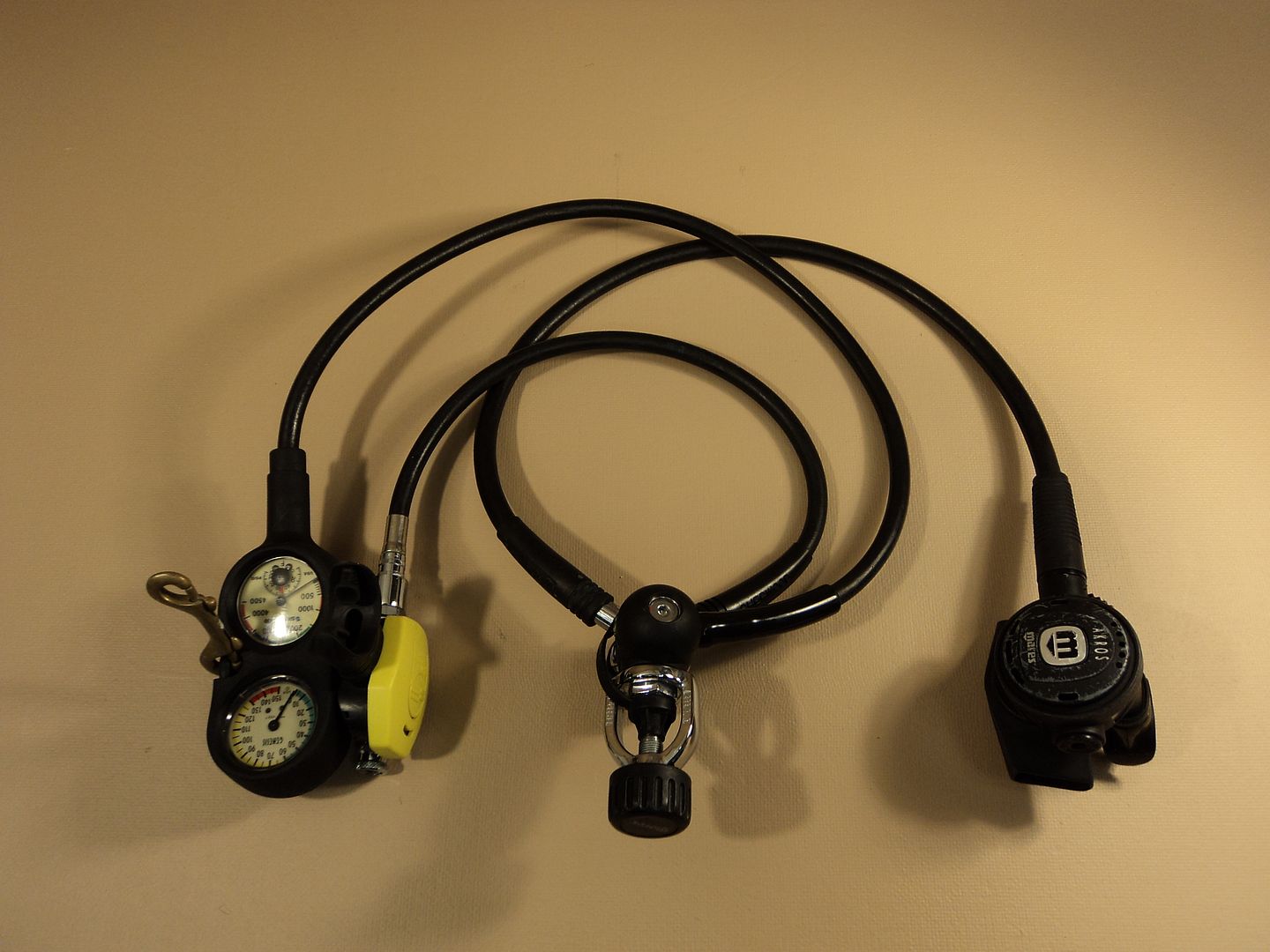 Mares Genesis Sherwood Regulator Set Gauges Scuba Stage 1 & 2 Compass ...