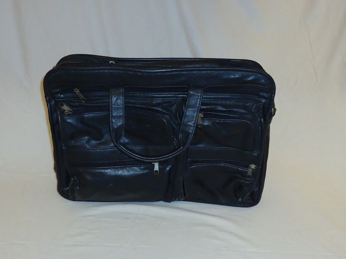 Monarch Luggage Co Laptop Briefcase 18in x 13in x 3in Black 755-19 ...