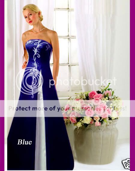 SALE Formal Evening dresses Prom Ball Gown UK6 18 + Custom size 00908 